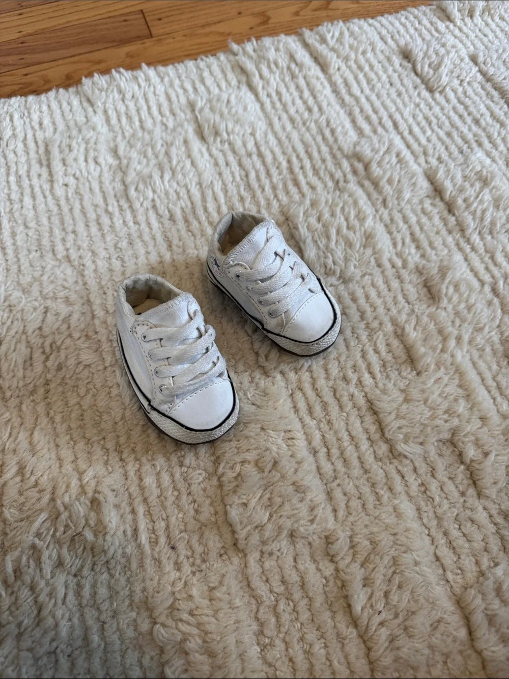 Baby White Converse Shoes
